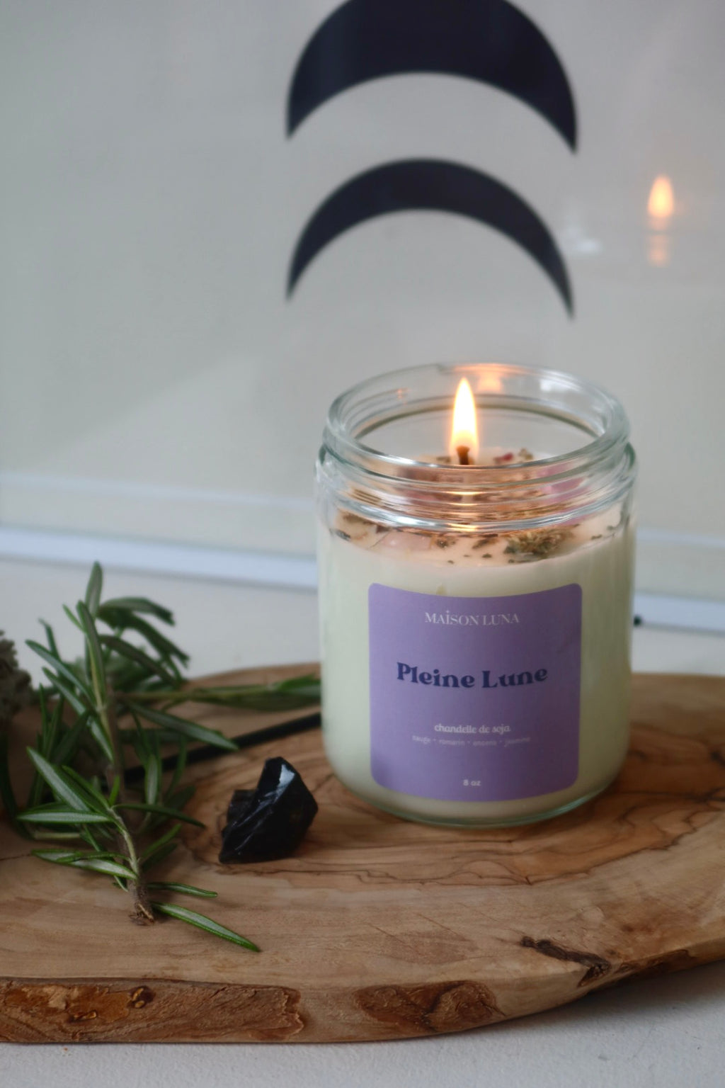 Pleine Lune - Chandelle Artisanale
