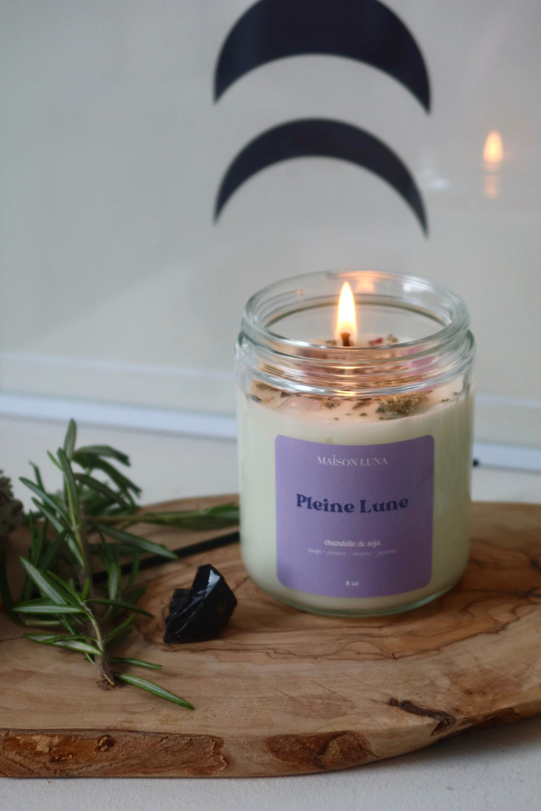 Pleine Lune - Chandelle Artisanale