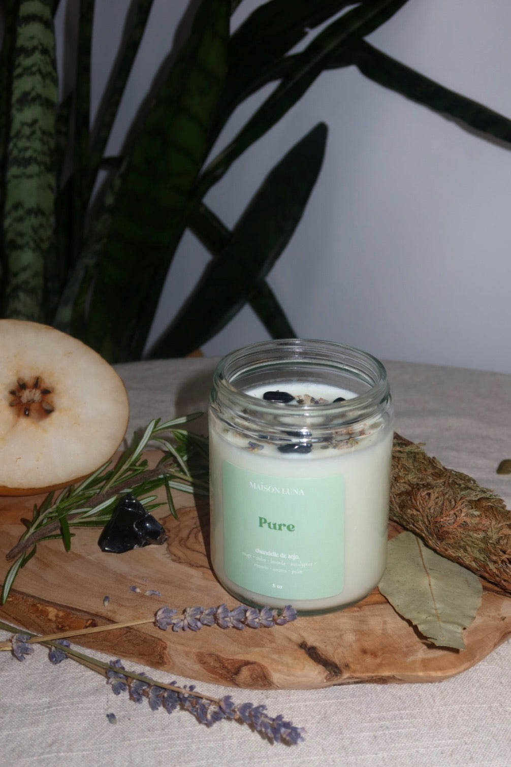 Pure - Chandelle artisanale