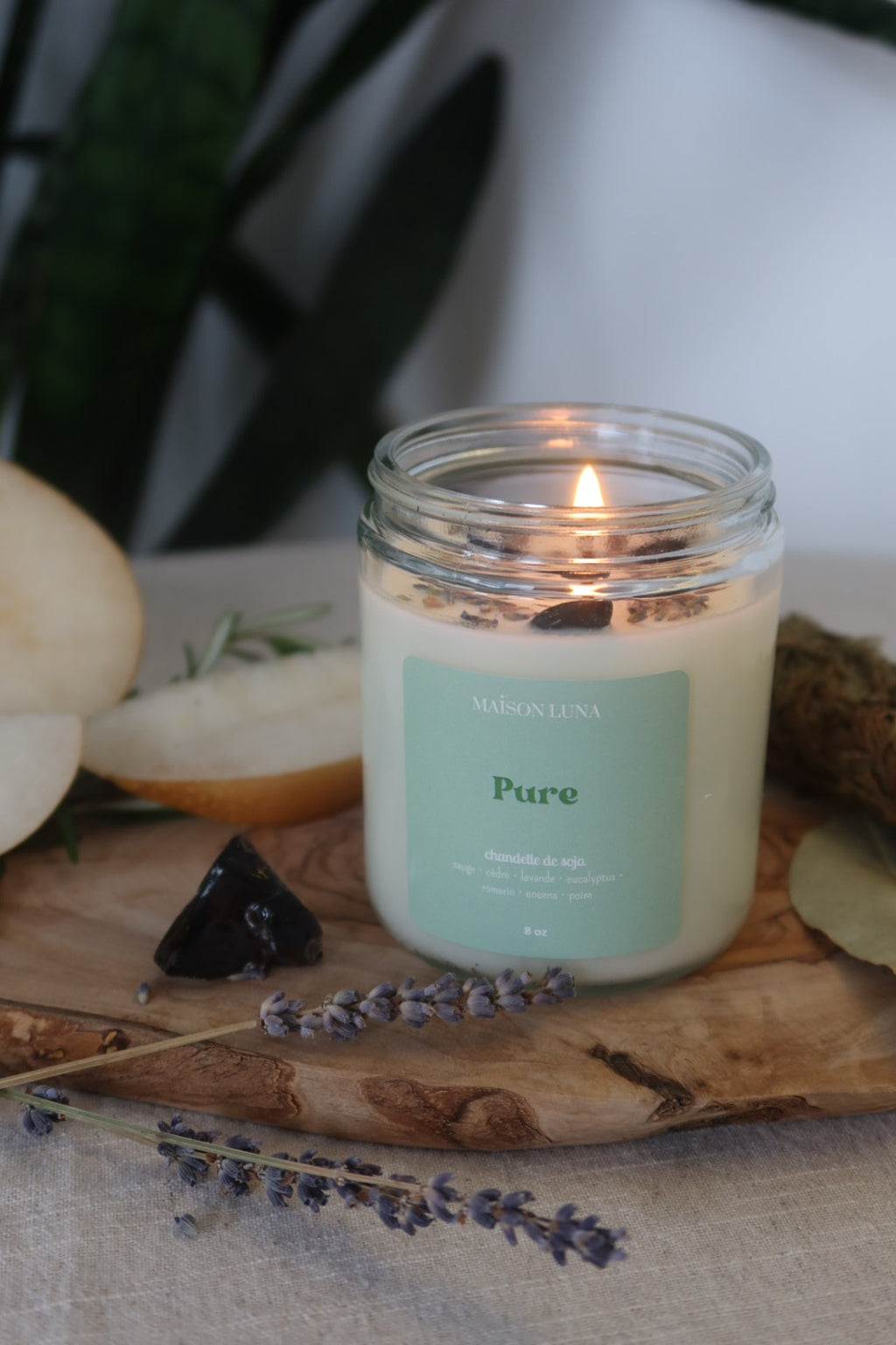 Pure - Chandelle artisanale