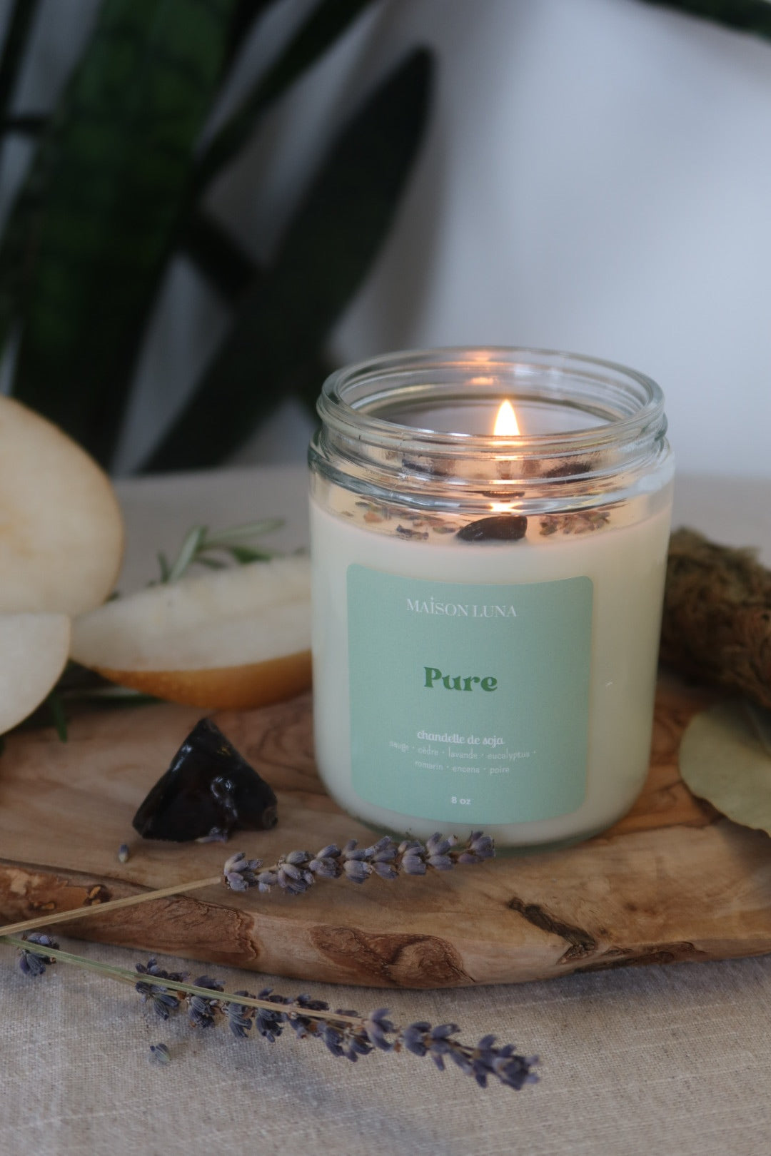 Pure - Chandelle artisanale