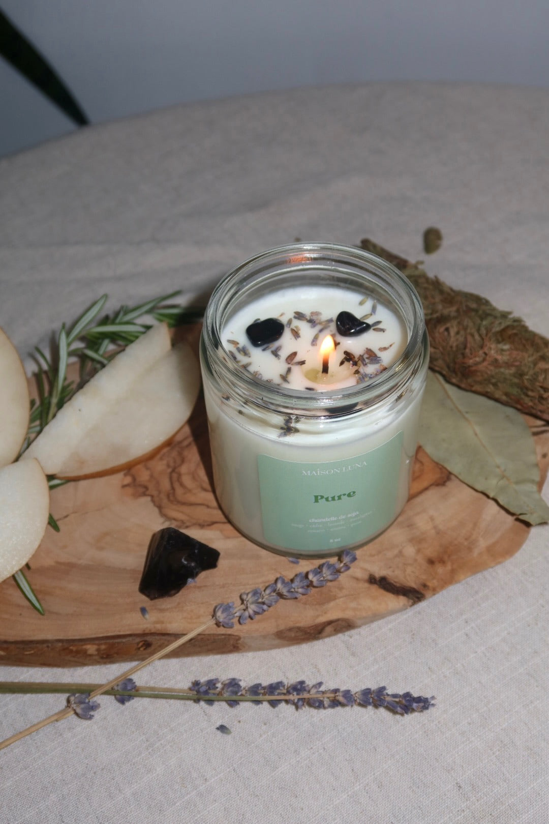 Pure - Chandelle artisanale